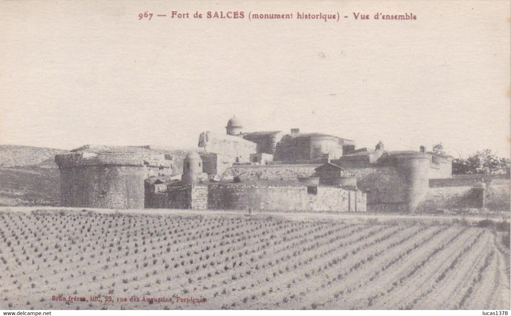 66 / FORT DE SALCES / VUE D ENSEMBLE - Salses