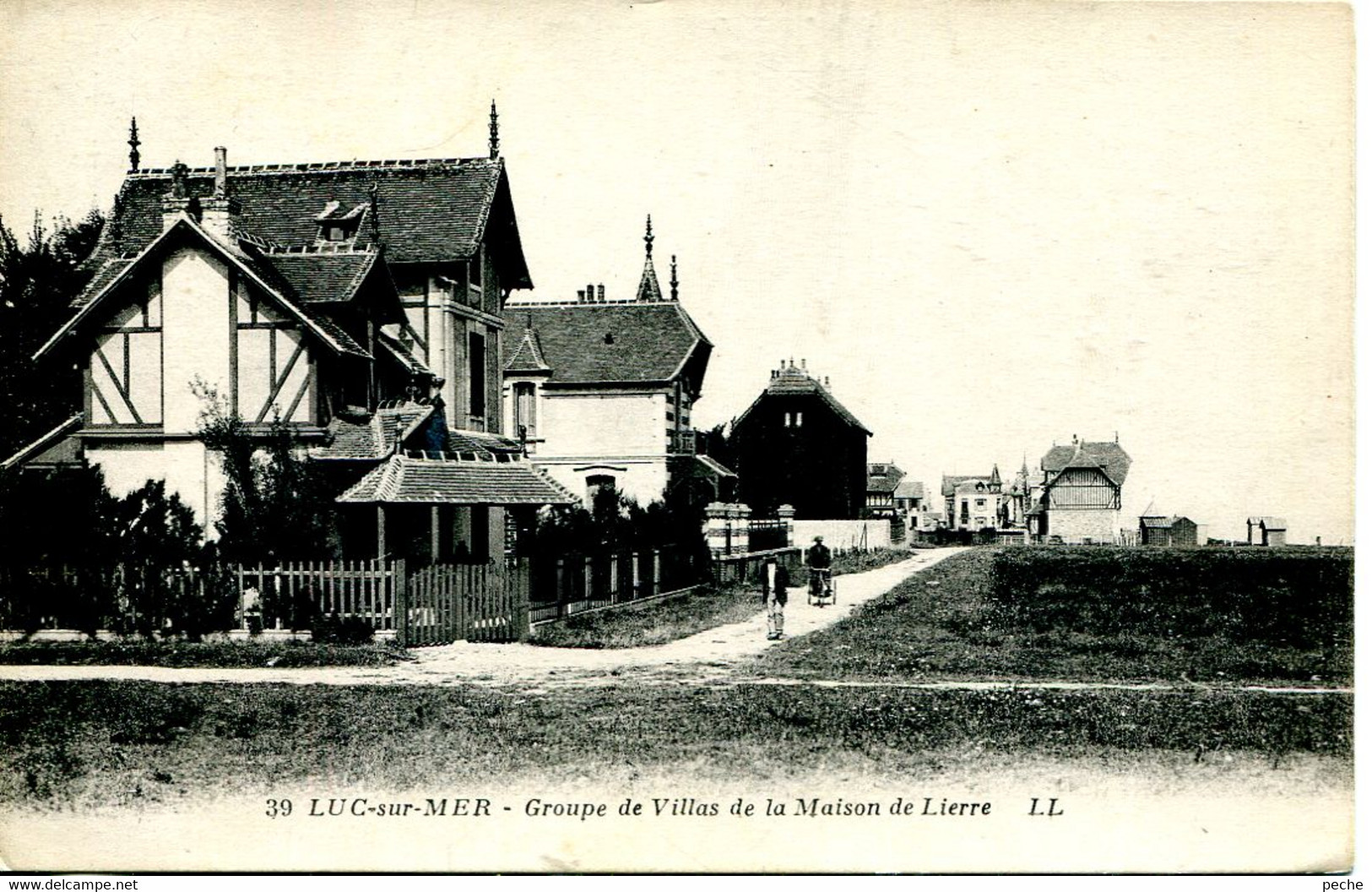 N°4547 R -cpa Luc Sur Mer -groupe De Villas De La Maison De Lierre- - Luc Sur Mer