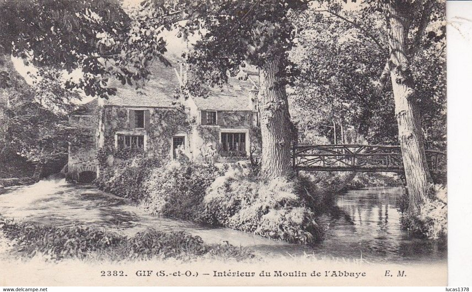 91 /GIF / INTERIEUR DU MOULIN DE L ABBAYE - Gif Sur Yvette