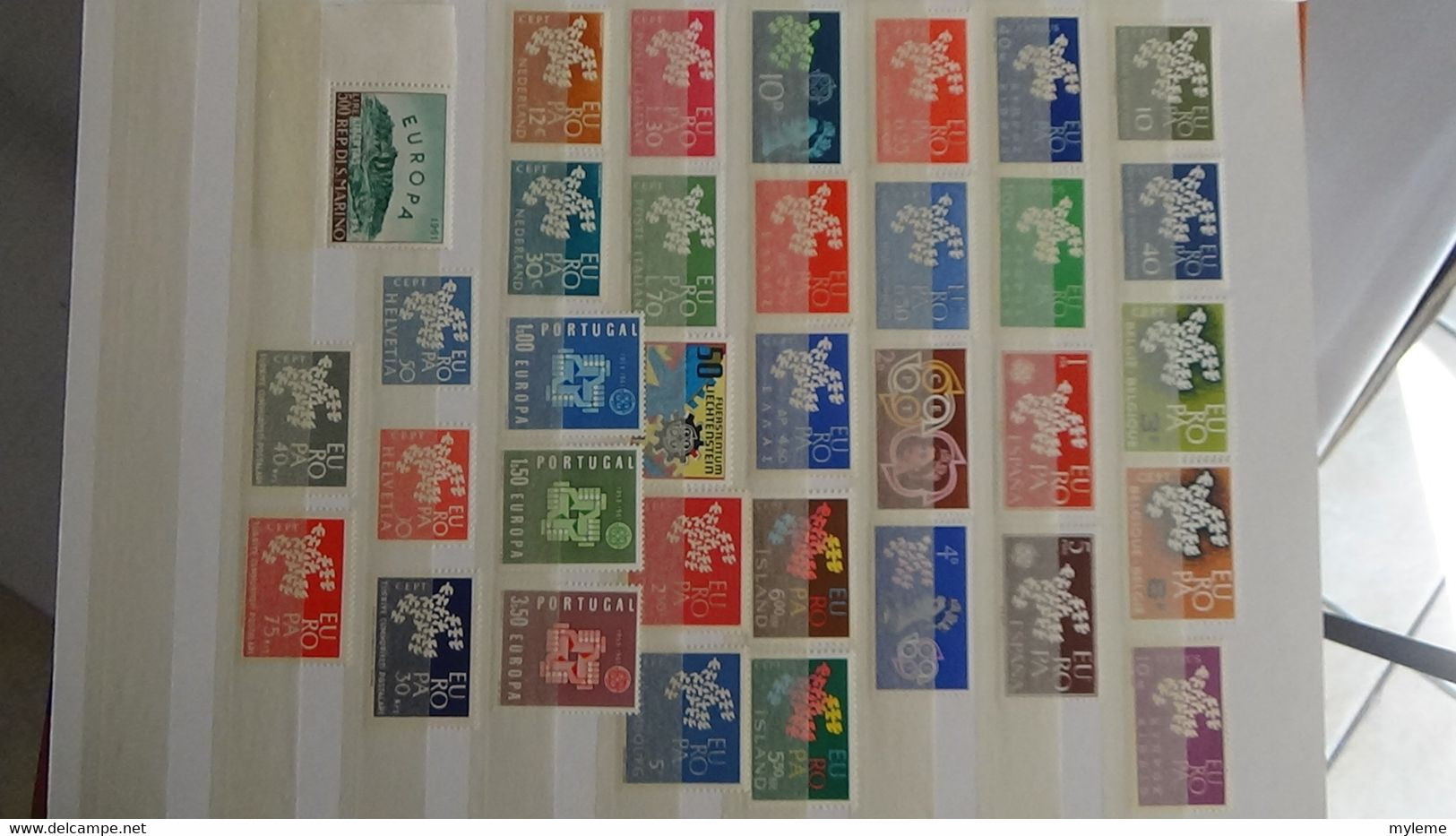 L19 Années EUROPA Complètes ** De 1961 à 1972 Et à Compléter (manque Peu De Timbres) De 1973 à 1976.Côte 1774€. - Collezioni (in Album)