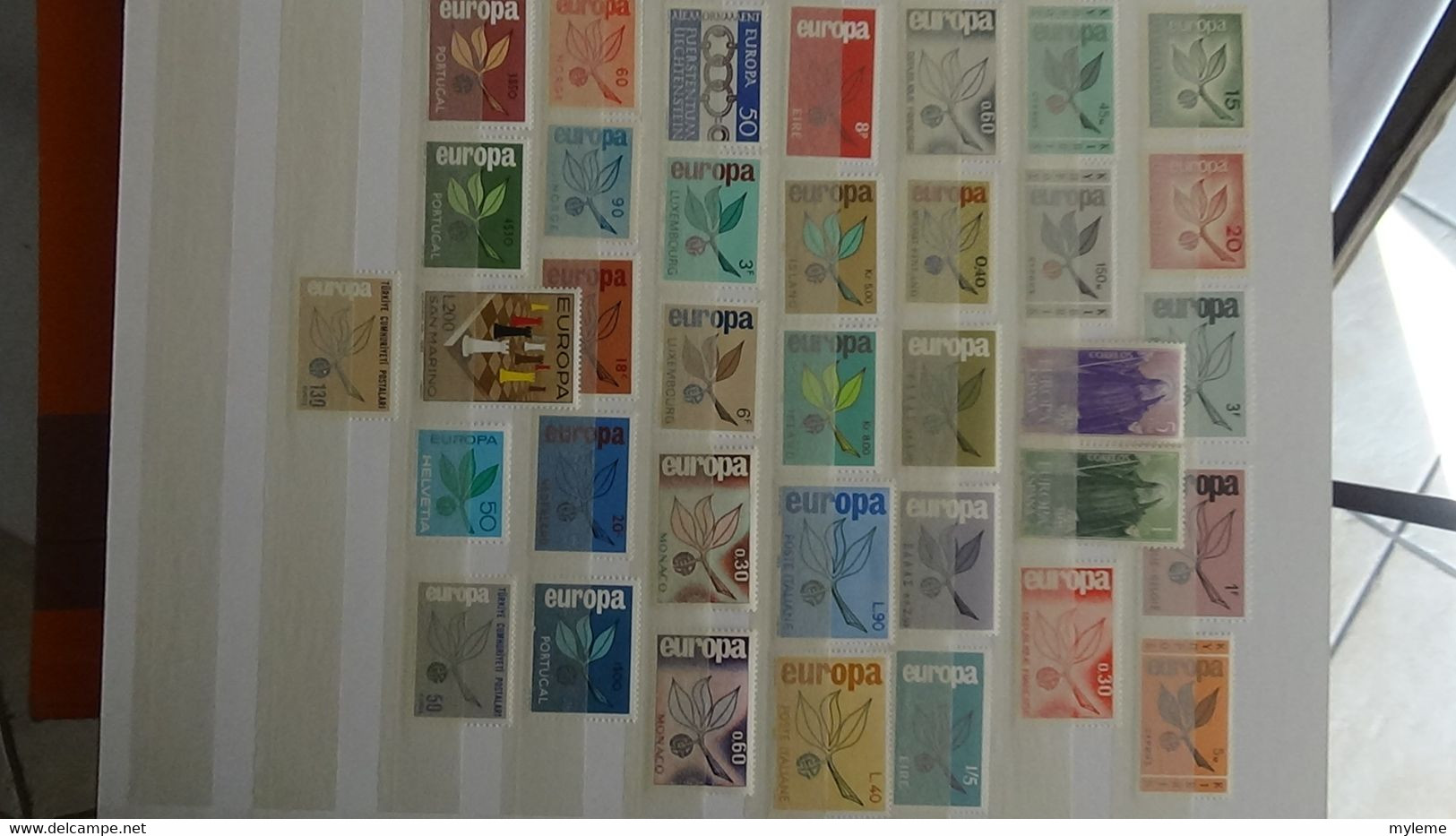 L19 Années EUROPA Complètes ** De 1961 à 1972 Et à Compléter (manque Peu De Timbres) De 1973 à 1976.Côte 1774€. - Collezioni (in Album)