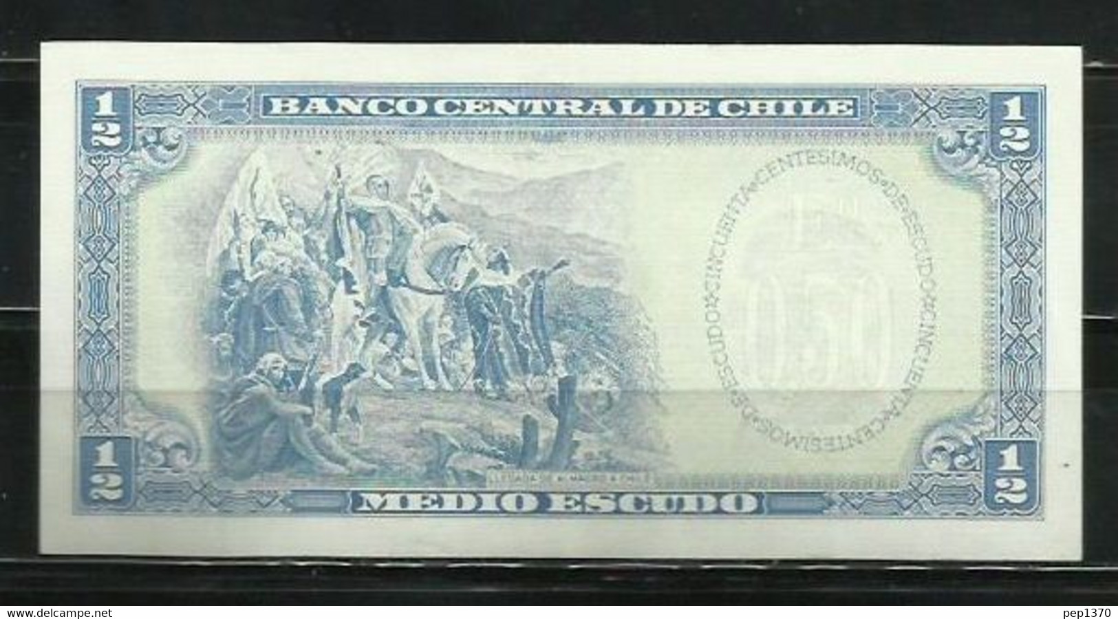 CHILE - BILLETE DE 1/2 ESCUDO SIN CIRCULAR - Cile