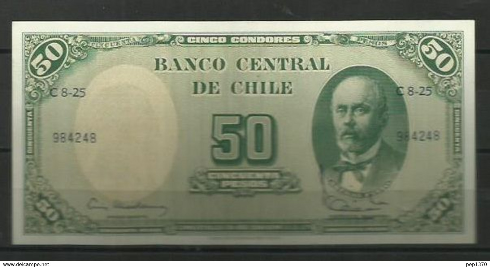 CHILE - BILLETE DE 50 ESCUDOS SIN CIRCULAR - Chile
