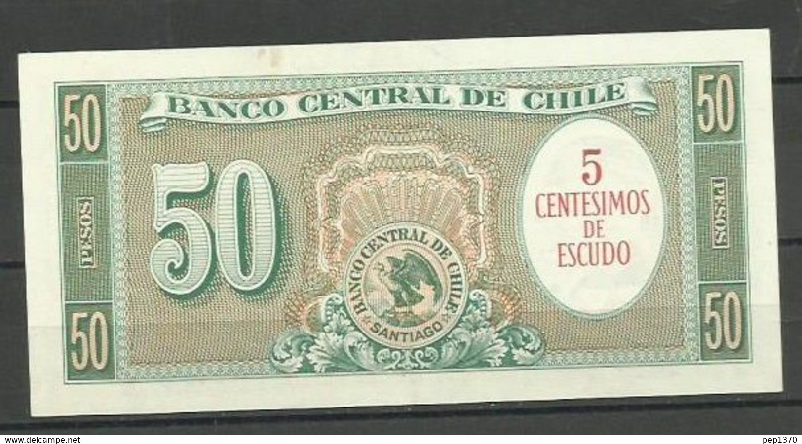 CHILE - BILLETE DE 50 ESCUDOS SIN CIRCULAR - Cile