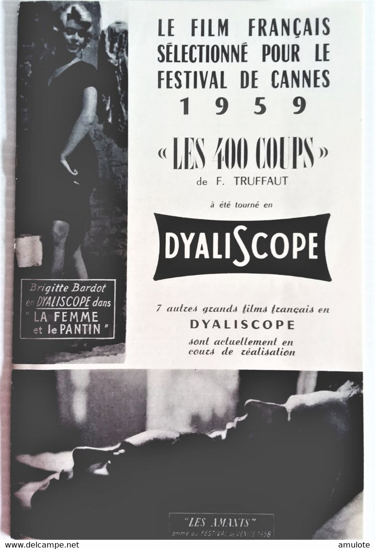 DYALISCOPE Le Film Français 1959 - Pubblicitari