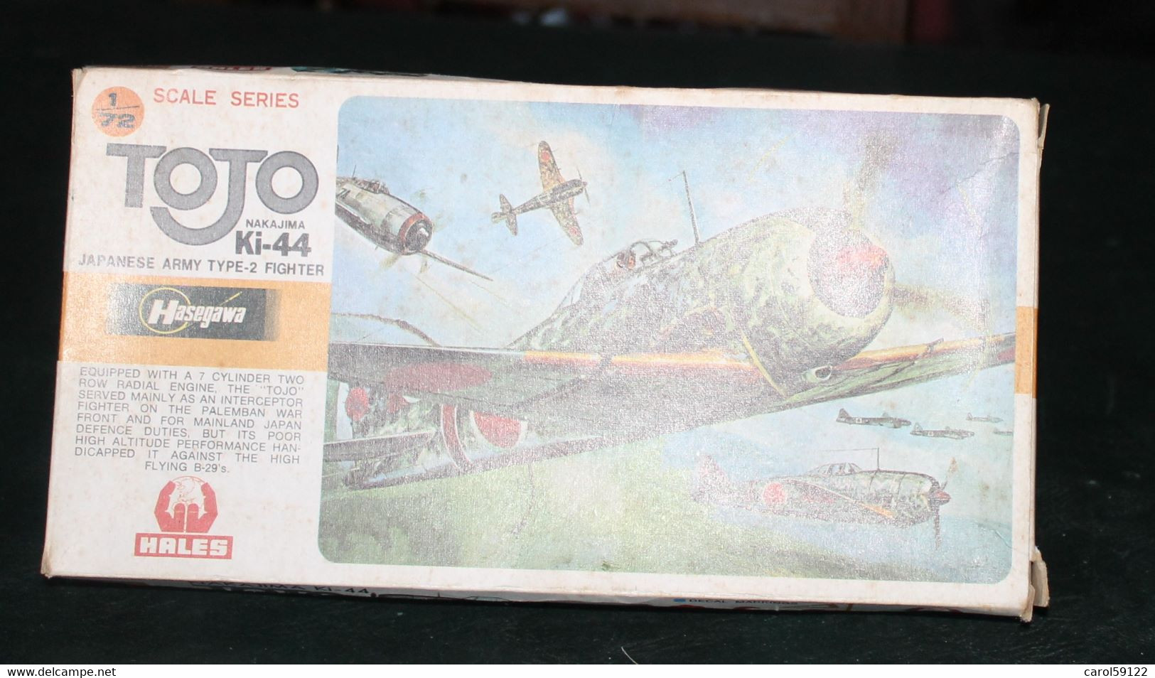 Maquette HALES 1/72 TOJO NAKAJIMA KI 44 - Andere & Zonder Classificatie