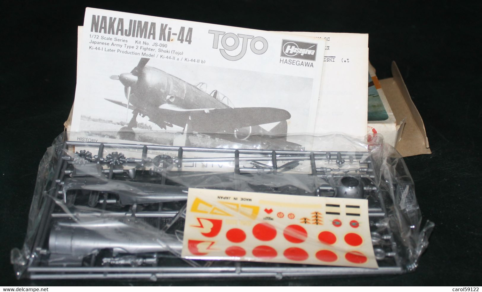 Maquette HALES 1/72 TOJO NAKAJIMA KI 44 - Other & Unclassified