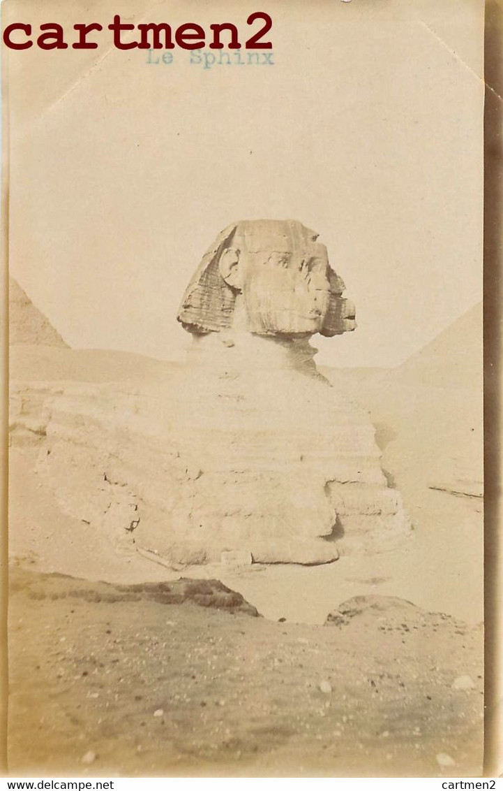 CROISIERE DE LA REVUE GENERALE DES SCIENCES 1906 LE SPHINX DE GIZEH EGYPTOLOGIE EGYPTE EXPLORATEUR - Sphinx