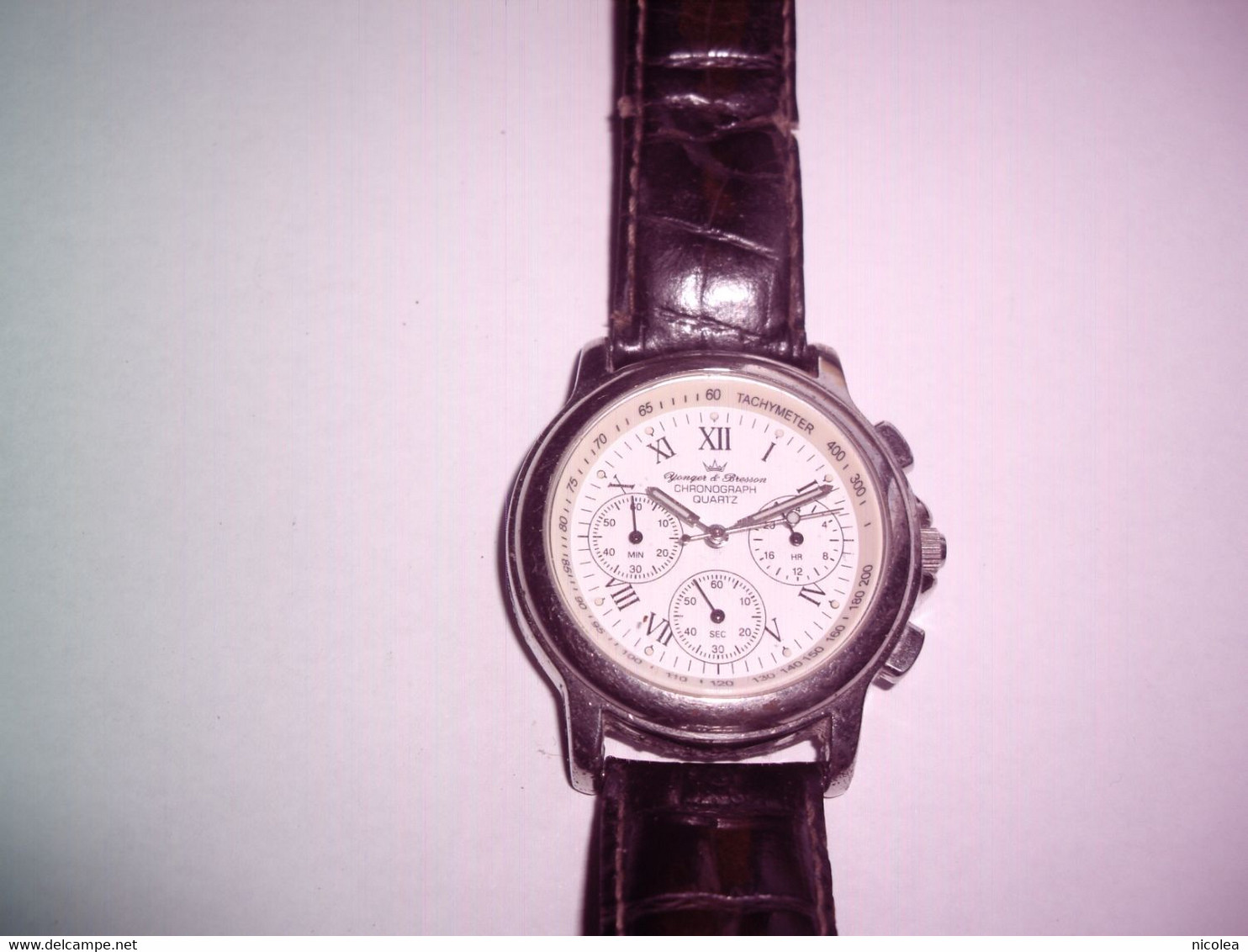Yonger Bresson - Montre Chronographe  Mouvement Quartz - Ne Fonctionne Pas à Réviser - Moderne Uhren