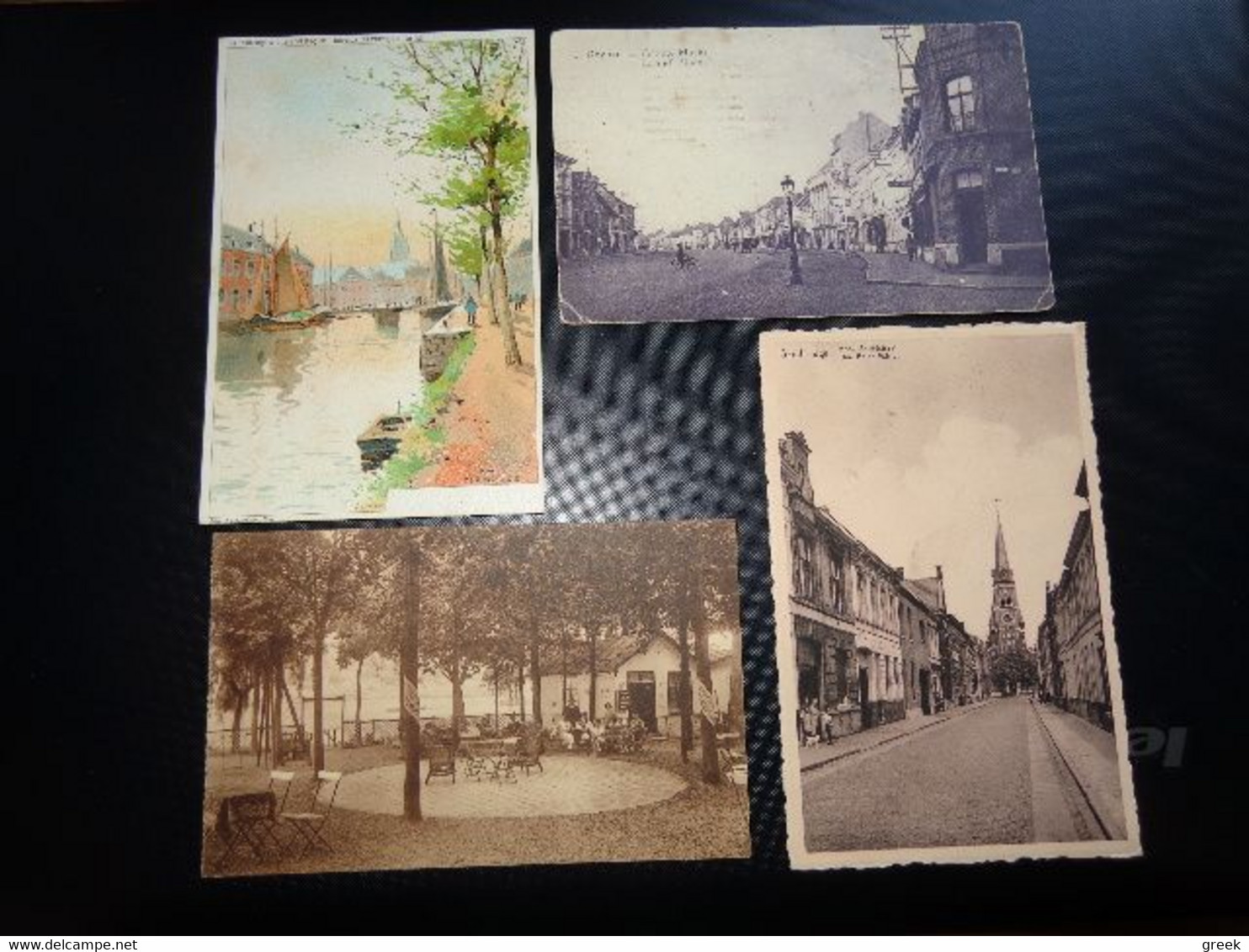 600 Oude Kaarten Van België - Belgique (klein Formaat) Zie Enkele Foto's - 500 Postkaarten Min.