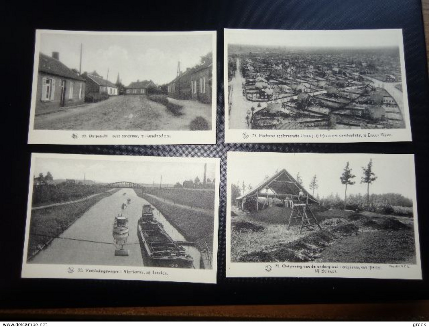 600 oude kaarten van België - Belgique (klein formaat) zie enkele foto's