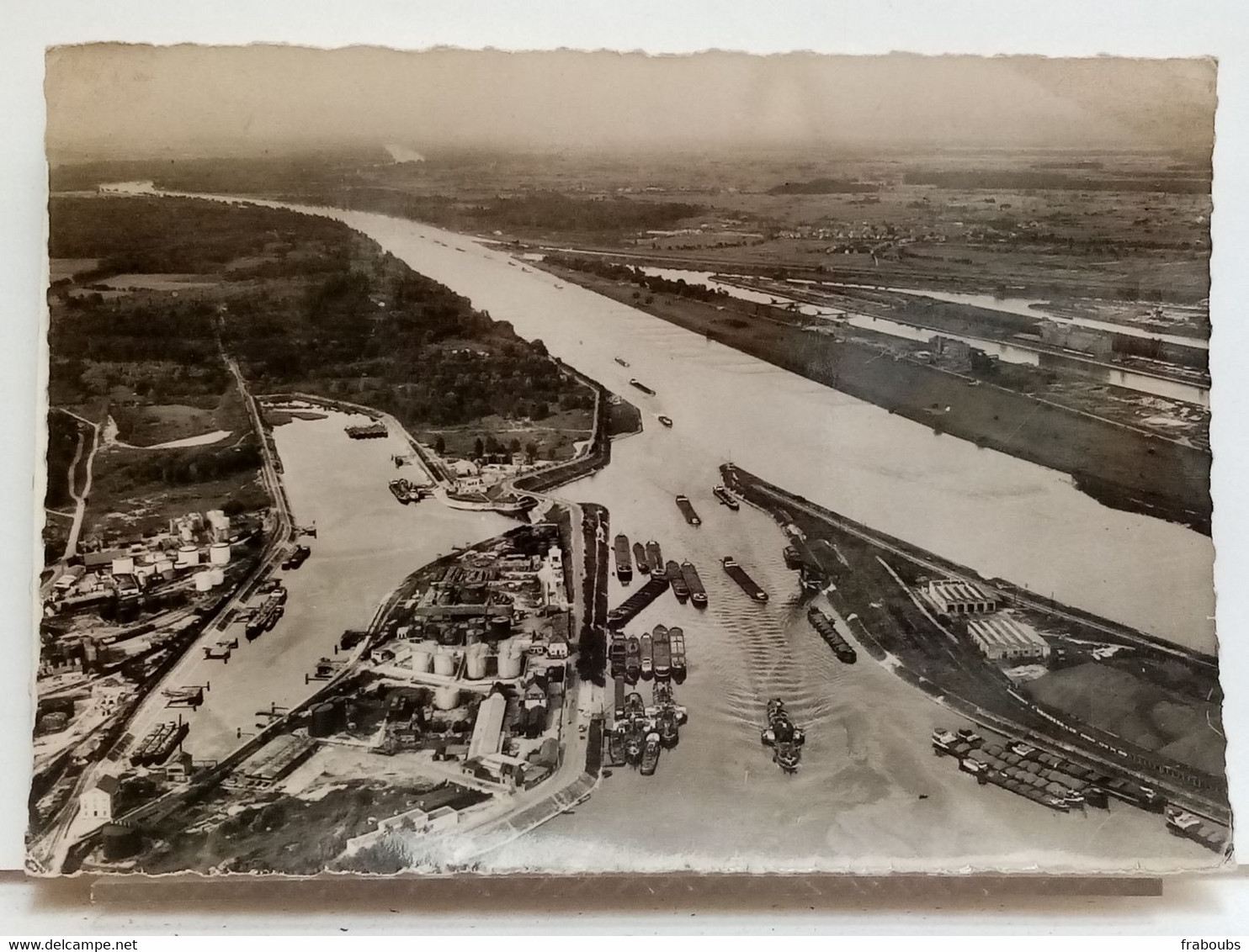 67 - PORT AUTONOME DE  STRASBOURG - LE RHIN - L'AVANT PORT NORD ET LE BASSIN AUX PETROLES - CLICHÉ COMPAGNIE AERIENNE FR - Strasbourg