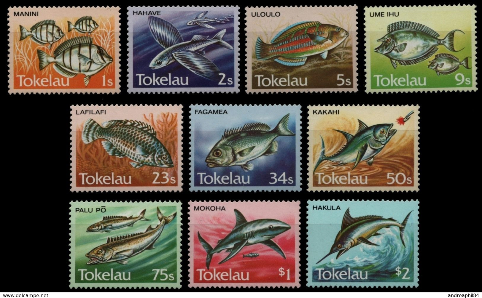 Tokelau 1984 108-17 Serie Corrente Mnh - Tokelau