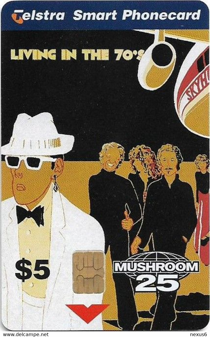 Australia - Telstra (Chip) - Mushroom Records - Skyhooks - Exp. 03.2001, 5$, 25.000ex, Mint - Australie