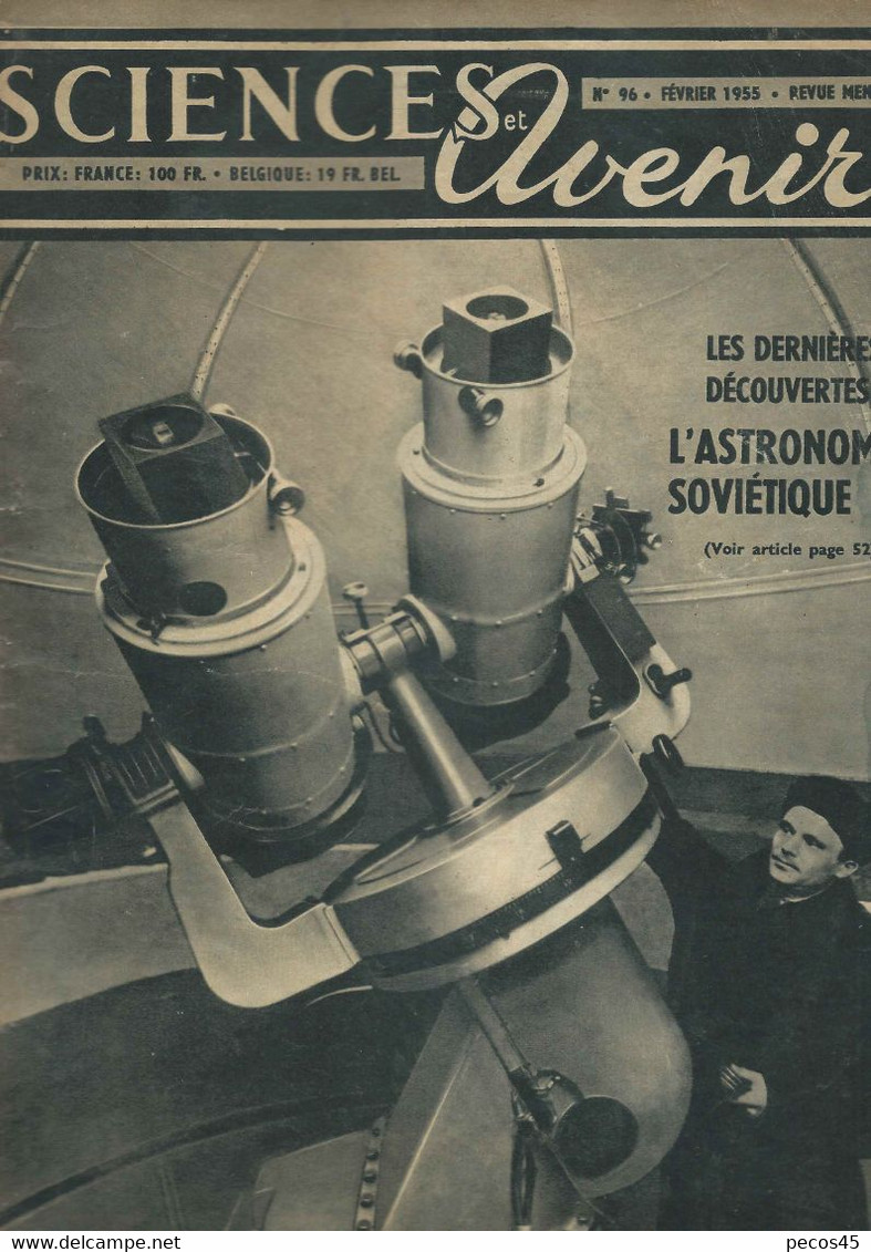 Revue SCIENCE & AVENIR N° 96 - Février 1955 - Astronomie Soviétique. - Sterrenkunde