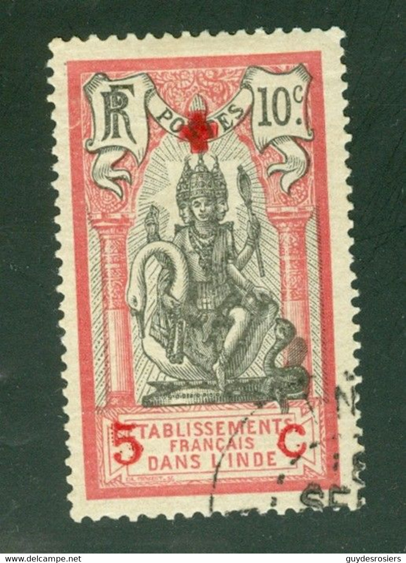 French India / Établissements Français De L'Inde; Scott # B-1; Usagé / Used (3600) - Used Stamps