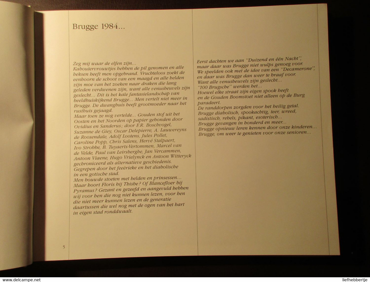 100 Brugse Legenden Sprookjes Sagen Anekdoten Spook- En Heksenverhalen  - Door J. Ballegeer  - Brugge - Volkskunde - History