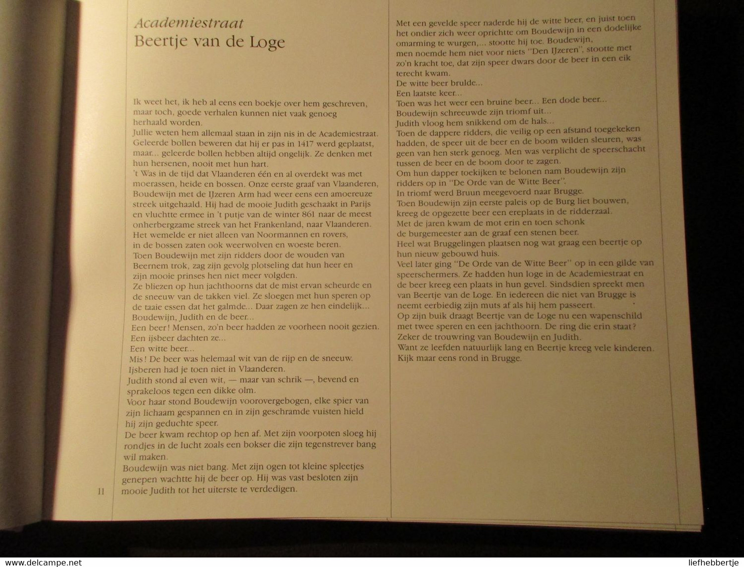100 Brugse Legenden Sprookjes Sagen Anekdoten Spook- En Heksenverhalen  - Door J. Ballegeer  - Brugge - Volkskunde - Historia