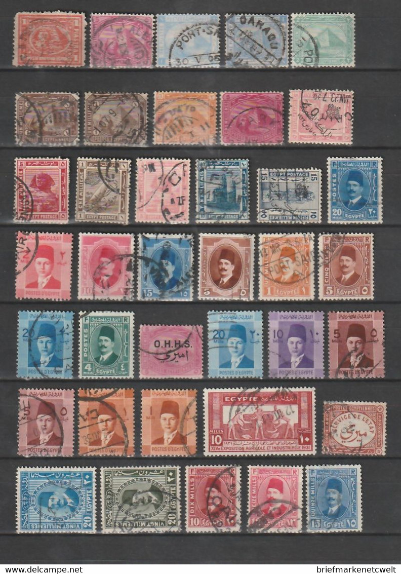 Aegypten / Lot Mit Aelteren Ausgaben (A795) - Lots & Kiloware (mixtures) - Max. 999 Stamps