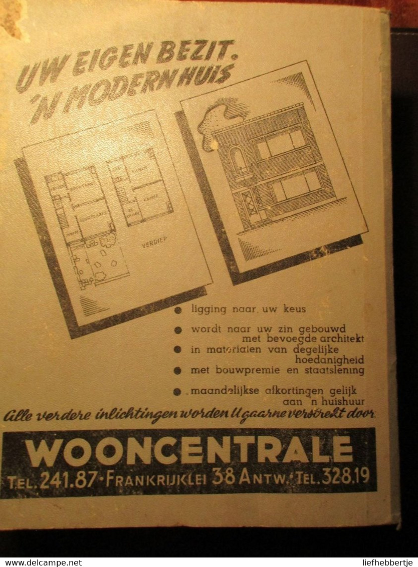 Listes des comptes de chèques postaux - Lijst der postcheckrekeningen - 1949 - 2 delen - adressenlijsten - genealogie