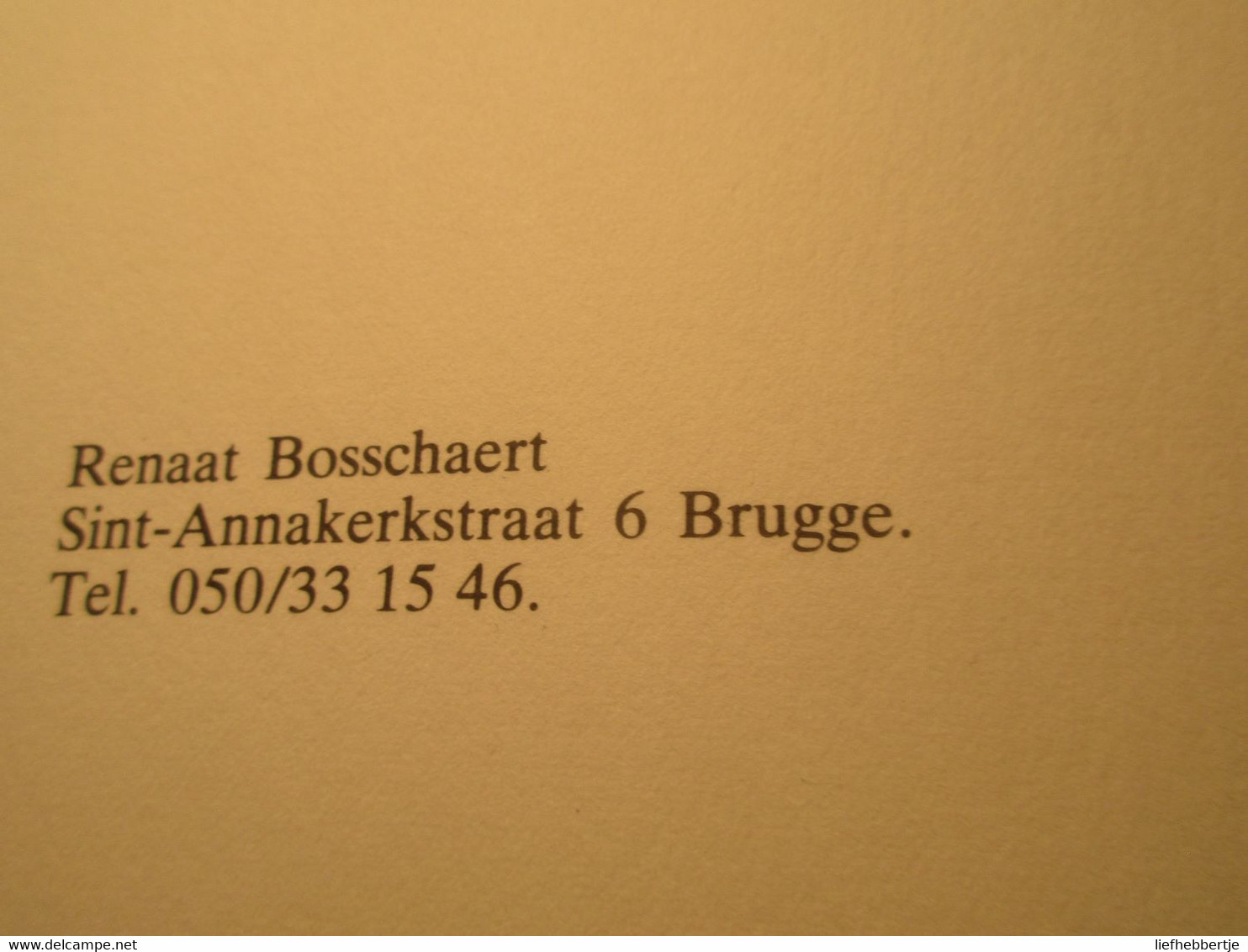 Anton Van Wilderode - Renaat Bosschaert  -  Poezie - 1981 - Poëzie