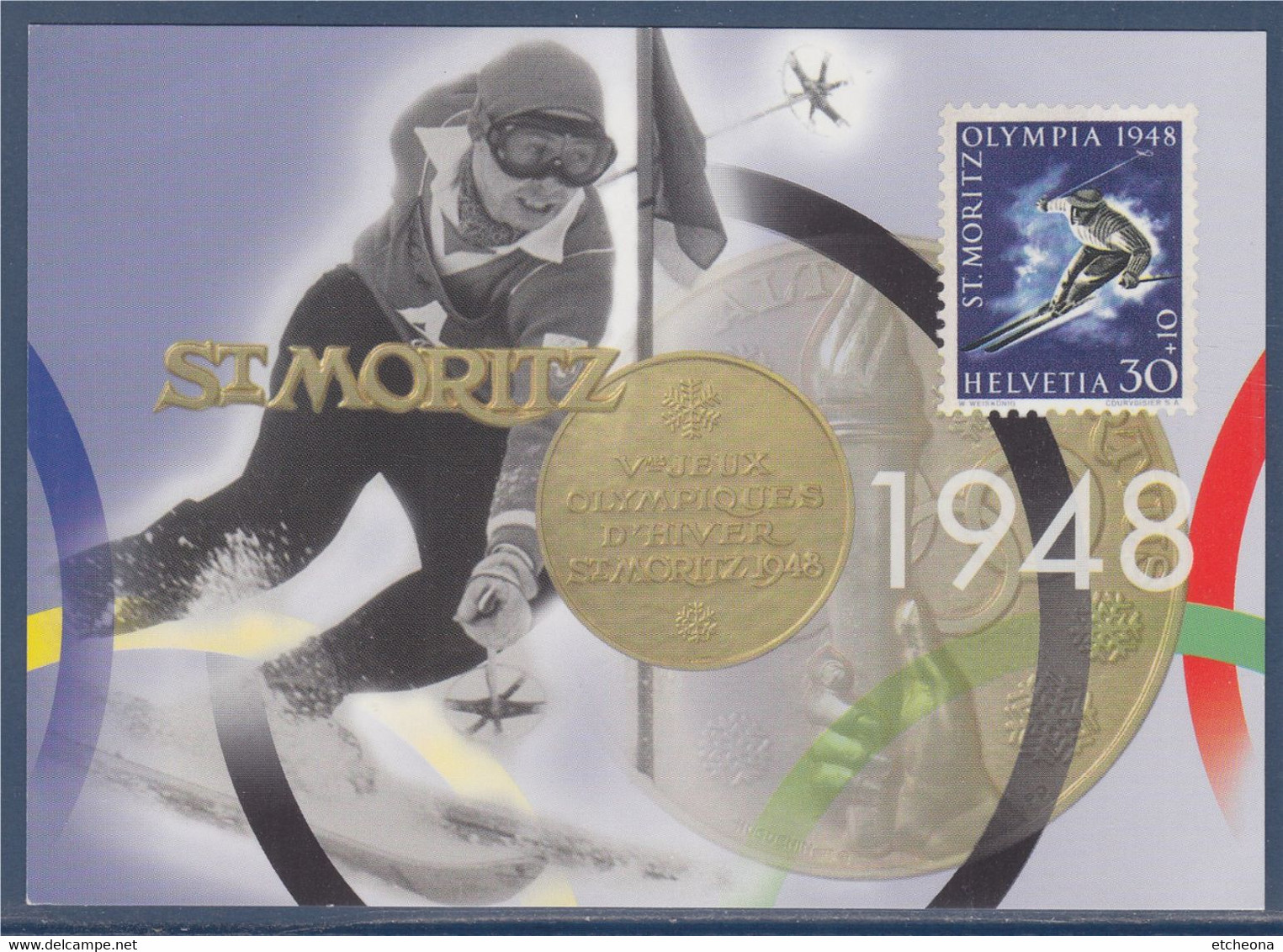 Carte Postale, Entier Neuf La Poste Suisse à Nagano XVIIIèmes Jeux Olympiques D'hiver - Hiver 1998: Nagano