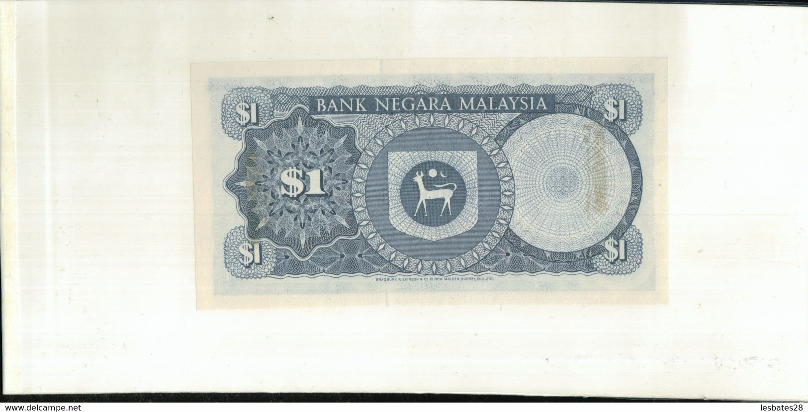 Banque De Malaaisie  Billet 1 Dollar * Satu Ringgit 1976  TTB  Sept 2020  Clas Noir 19 - Malaysie