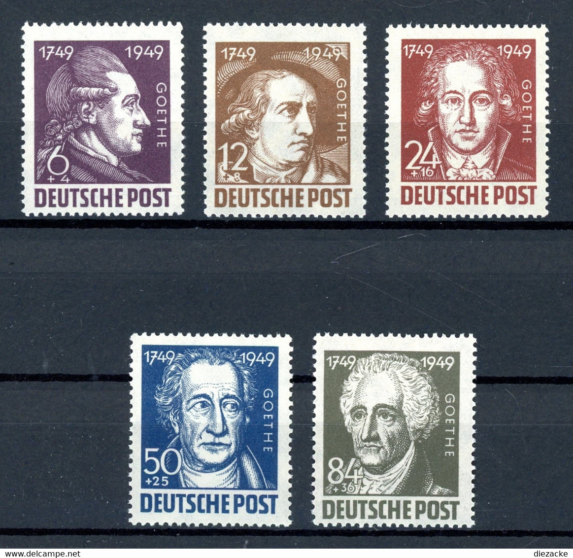 SBZ Allg. Ausgaben MiNr. 234-38 Postfrisch MNH (F091 - Sonstige & Ohne Zuordnung