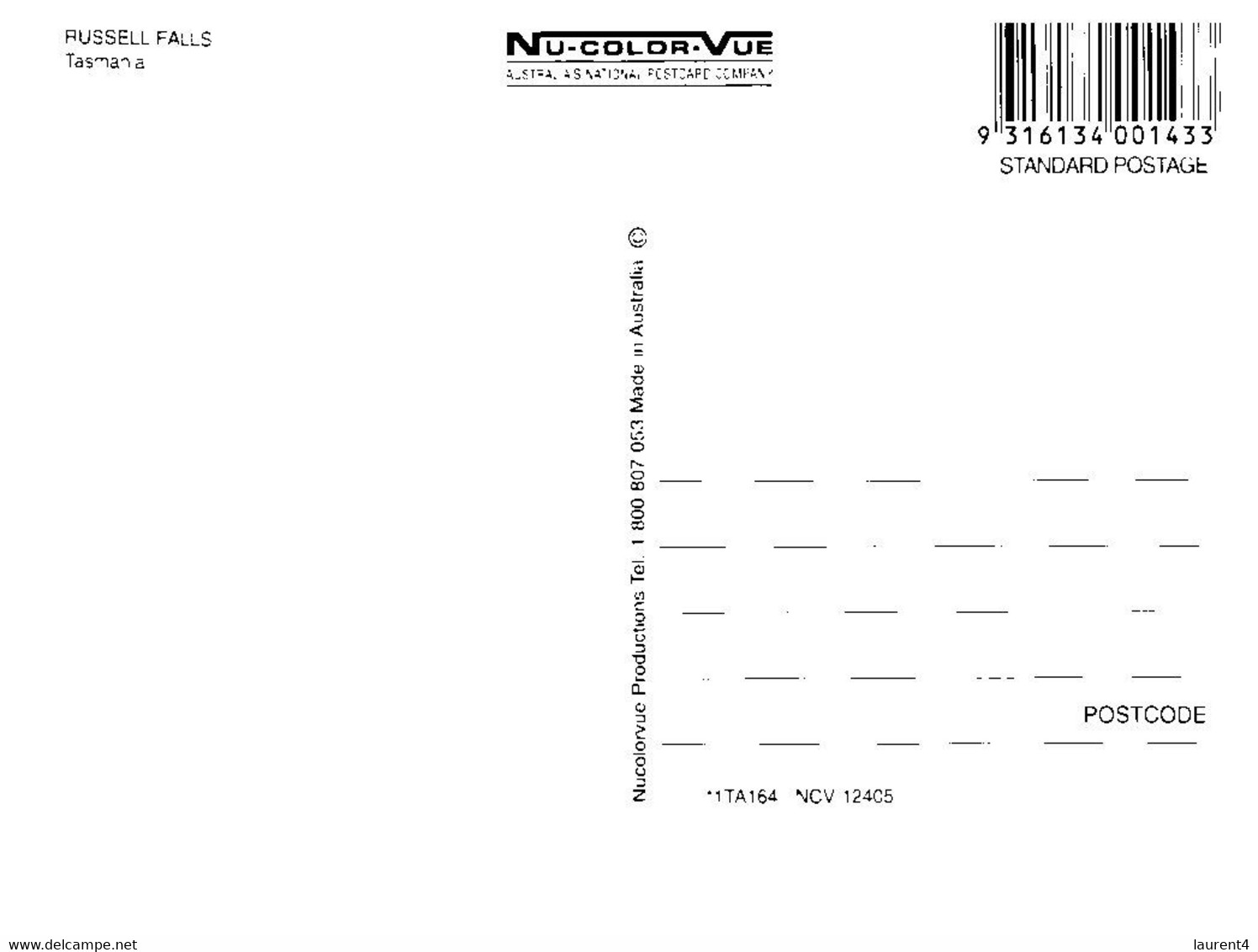 (O 13 A) Australia - TAS - Russell Falls (11TA164) - Wilderness