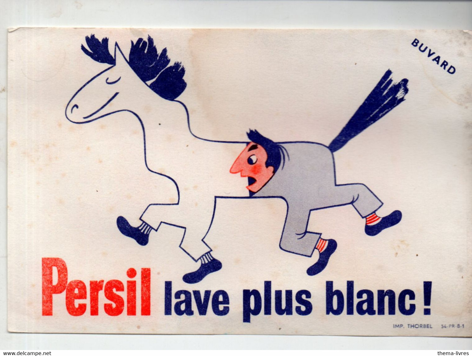 Buvard PERSIL LAVE PLUS BLANC  (M0738) - Produits Ménagers