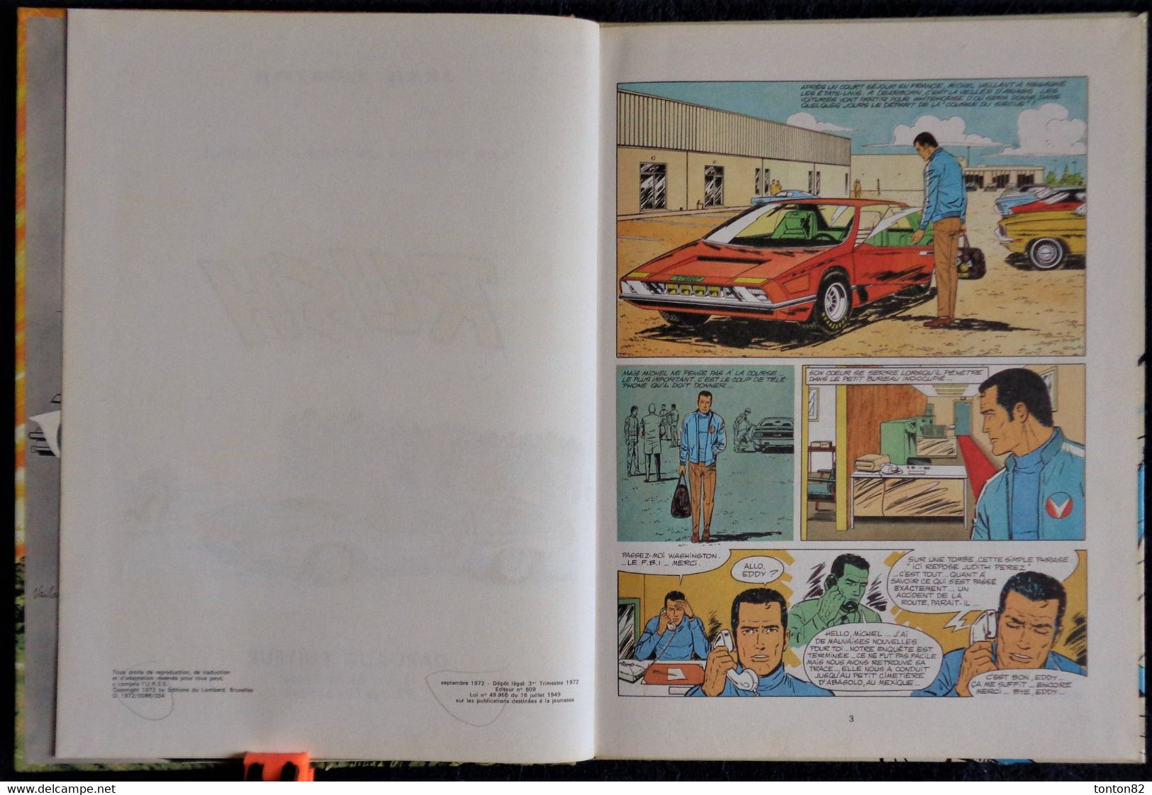 Jean Graton - Michel Vaillant - N° 22 - RUSH - Éditions DARGAUD - ( 1972 ) . - Michel Vaillant