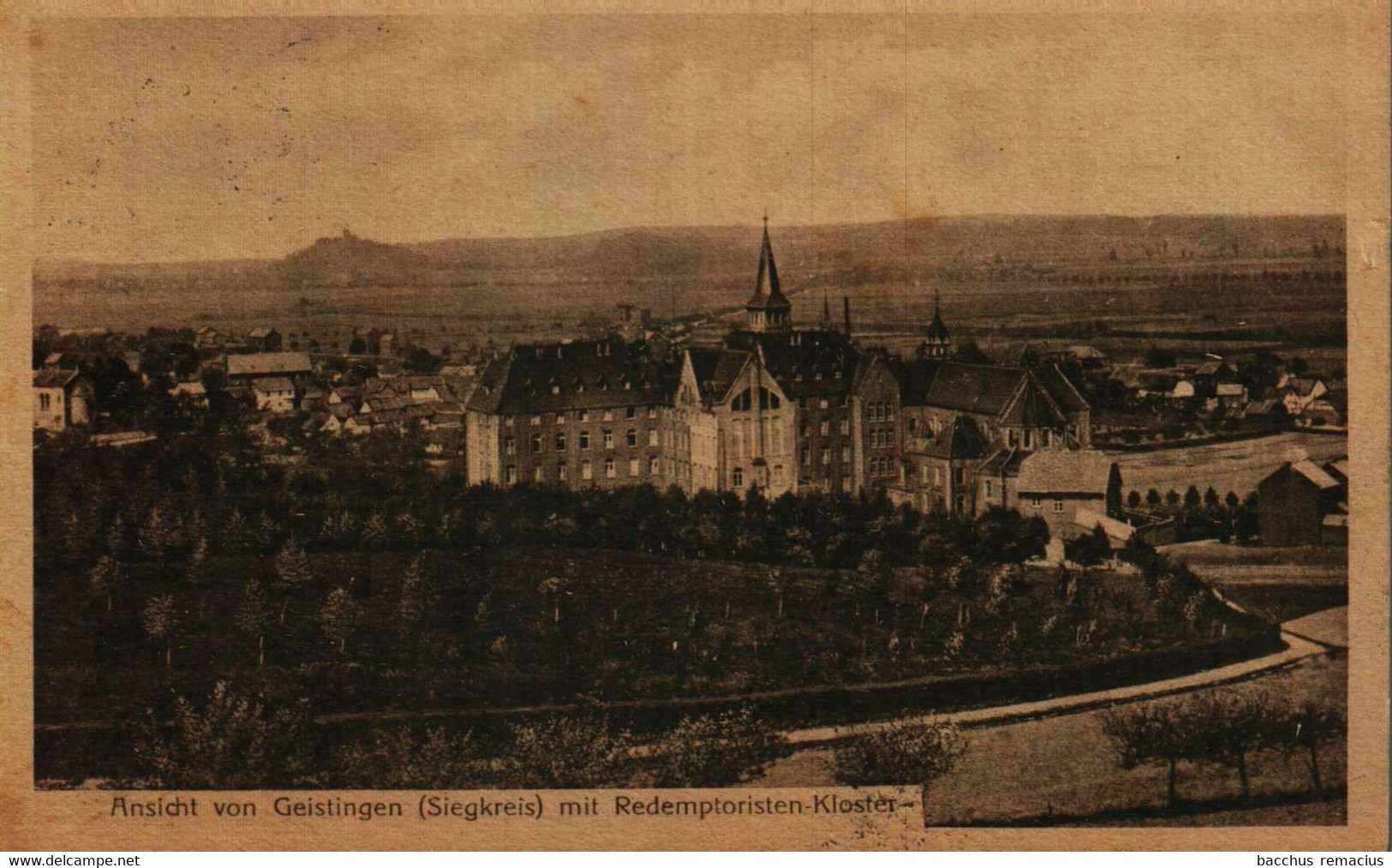 GEISTINGEN/HENNEF (SIEGBURG) Mit Redemptoristen-Kloster - Hennef