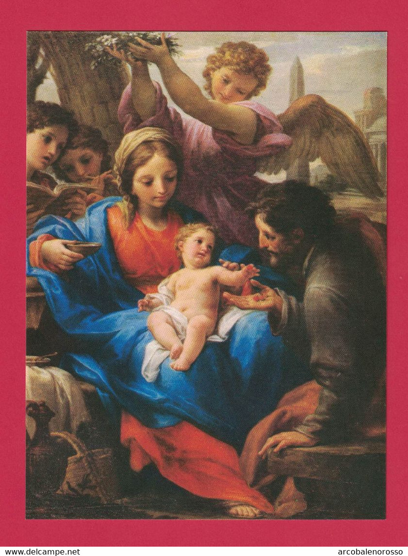 SANTINO MADONNA CON BAMBINO CON MESSAGGIO DI SAN  GIOVANNI PAOLO II E FIRMA - Devotion Images