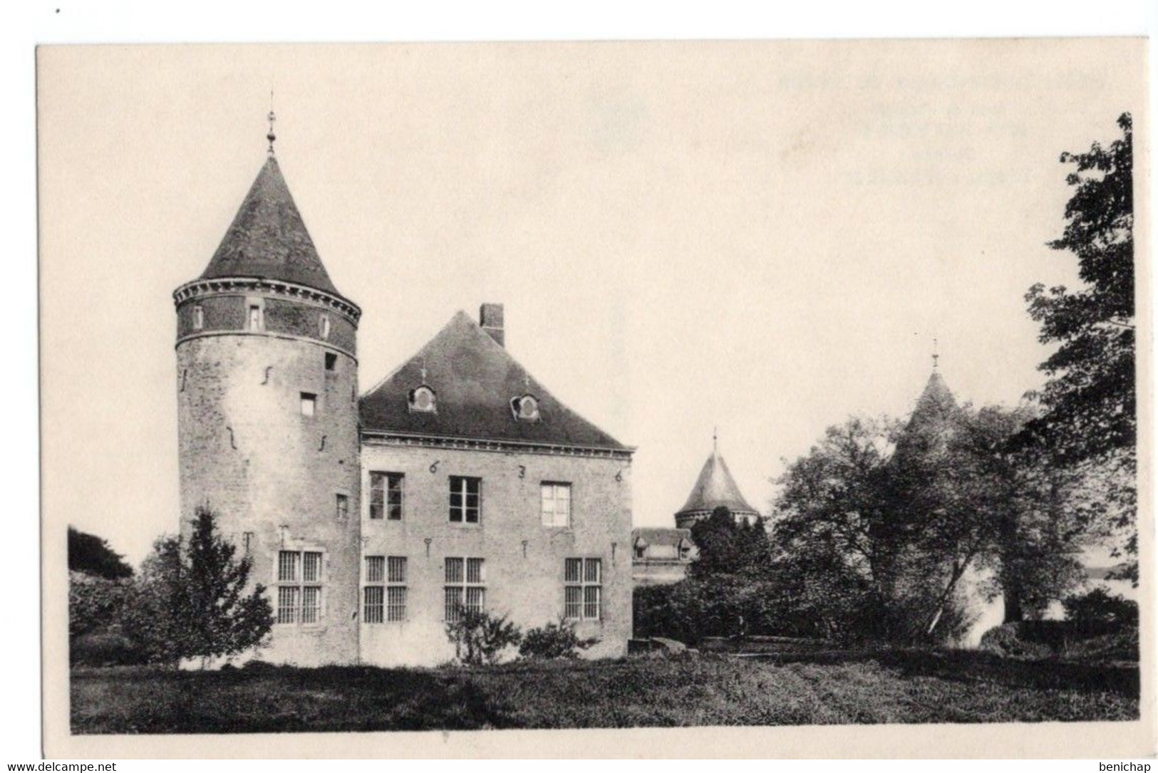 CPA  NELS THILL - Hôtel Notre-Dame De Grâce - Mme Robert - Berzée - Vue Extérieure Du Château - Les Tours. - Walcourt