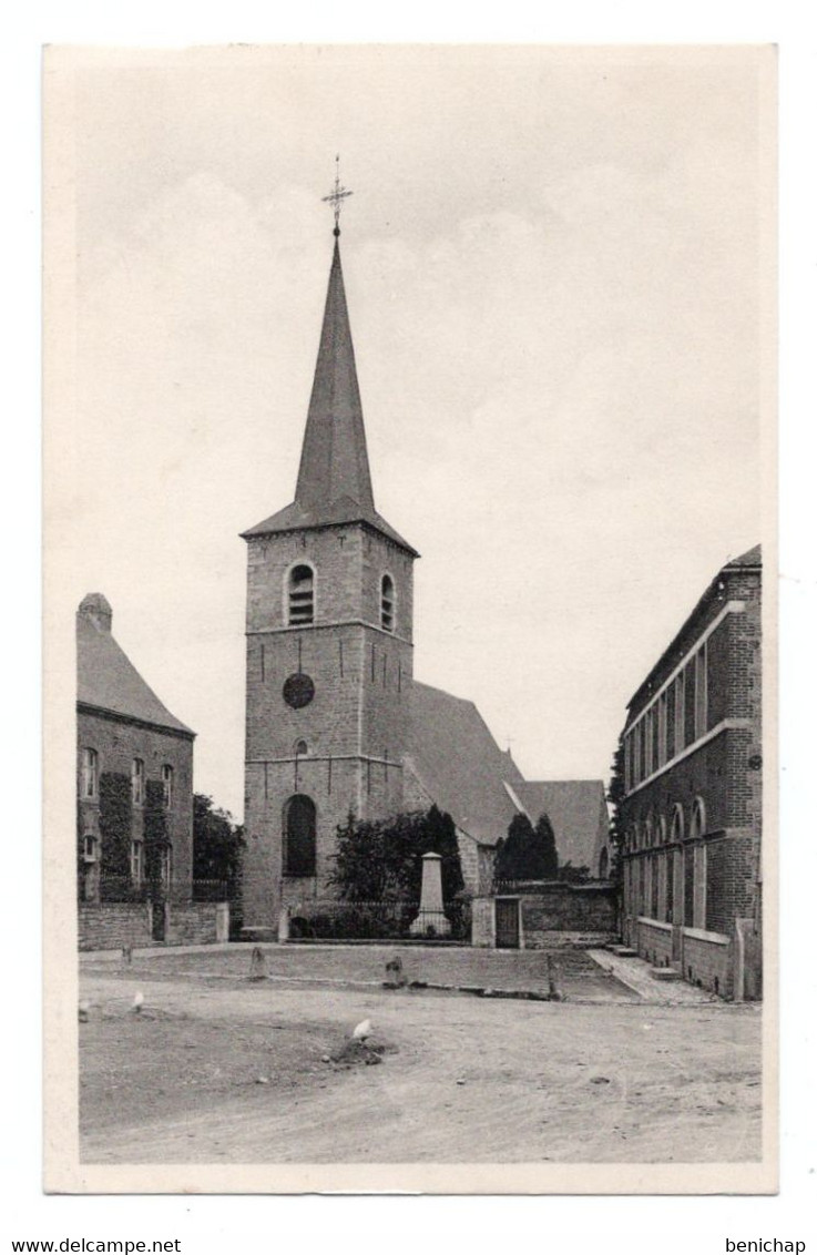 CPA  NELS THILL - Hôtel Notre-Dame De Grâce - Mme Robert - Berzée - Eglise - Place Communale. - Walcourt