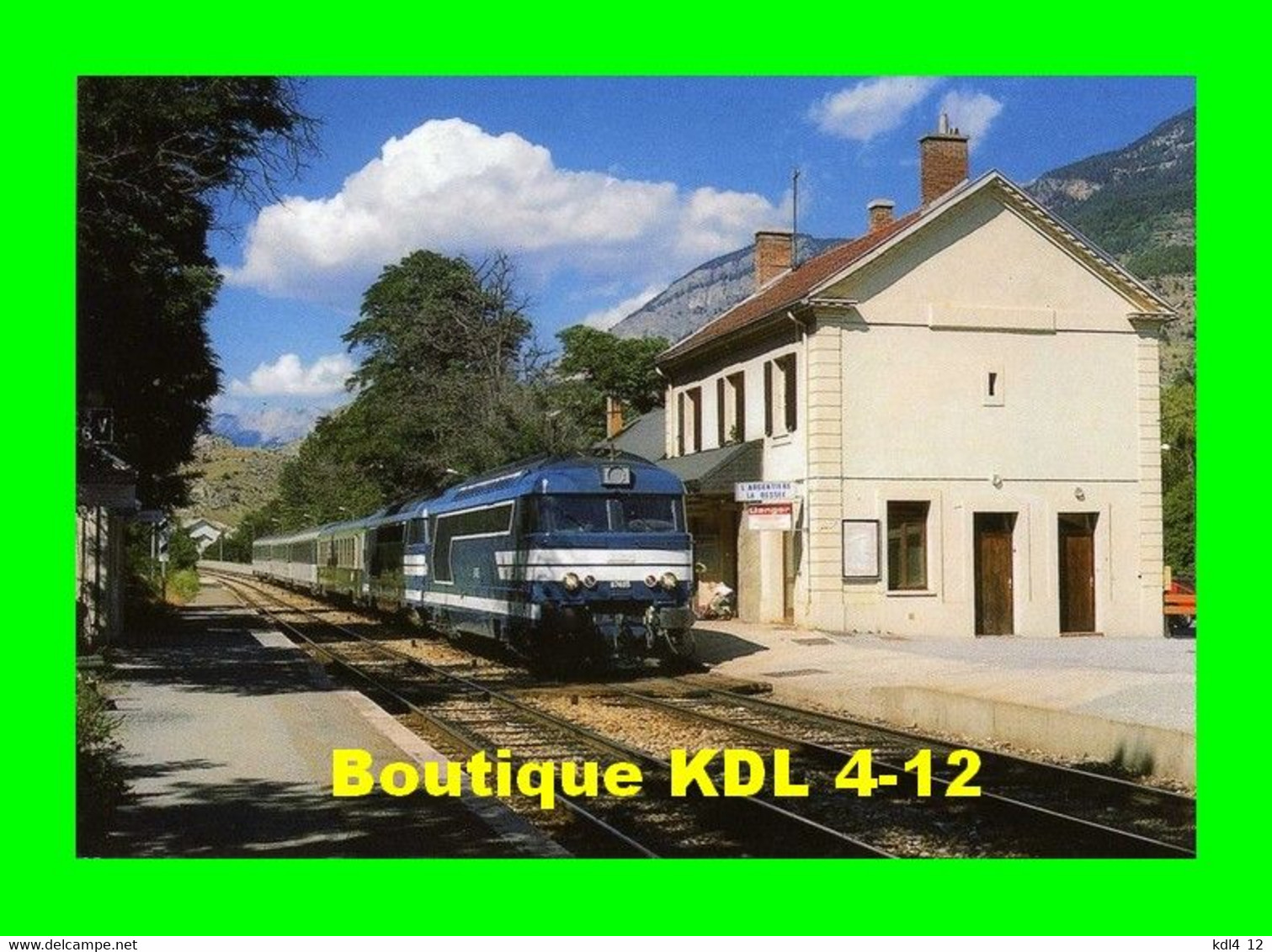 RU 0249 - Train - Loco BB 67405 En Gare - L'ARGENTIERE LA BESSEE - Hautes Alpes - SNCF - L'Argentiere La Besse