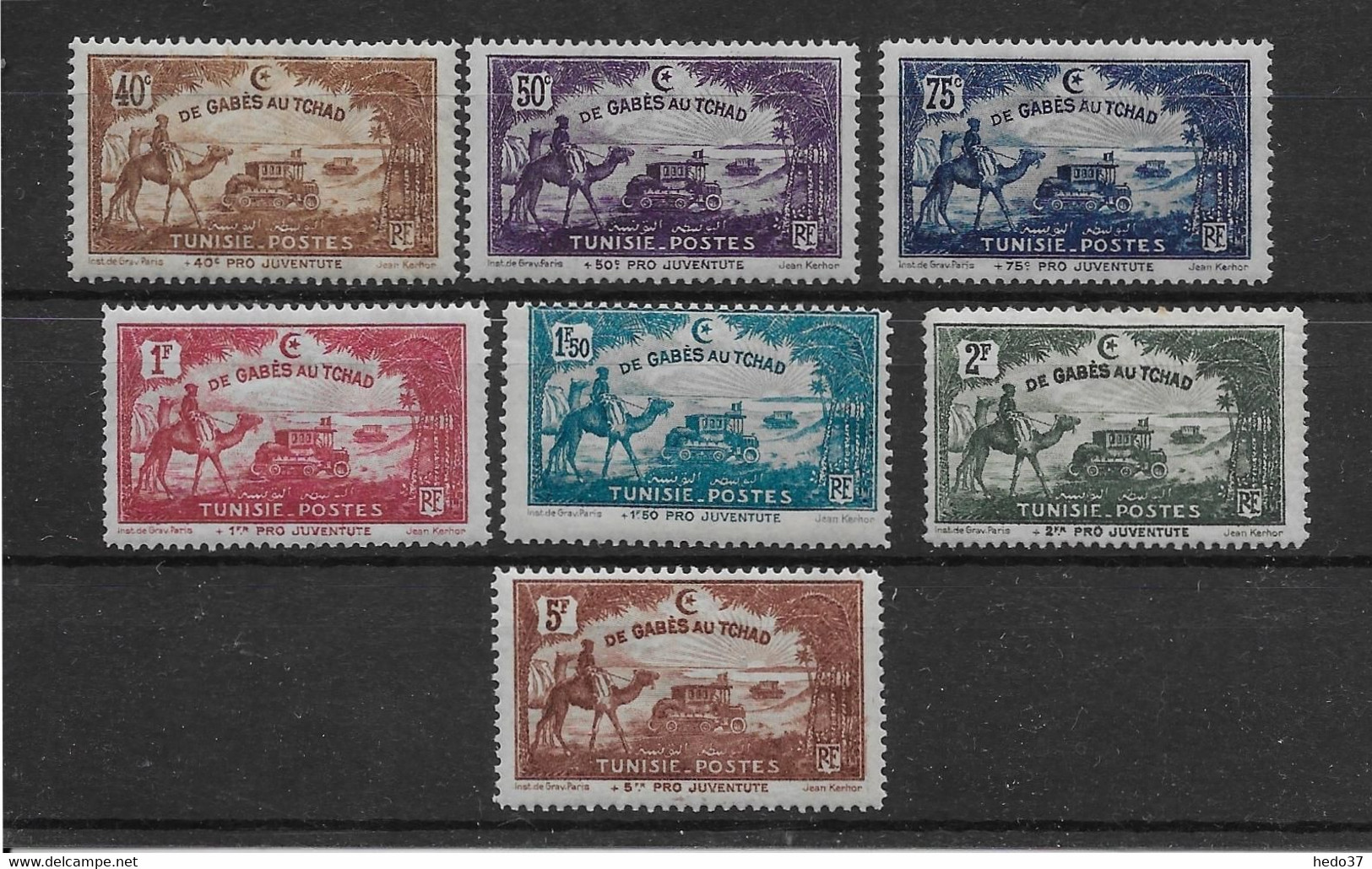 Tunisie N°147/153 - Neuf ** Sans Charnière Sauf N°152 * - TB - Unused Stamps