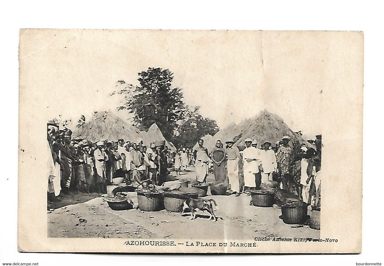 CPA - DAHOMEY : PORTO NOVO - AZOHOURISSE - La Place Du Marché. - Dahomey