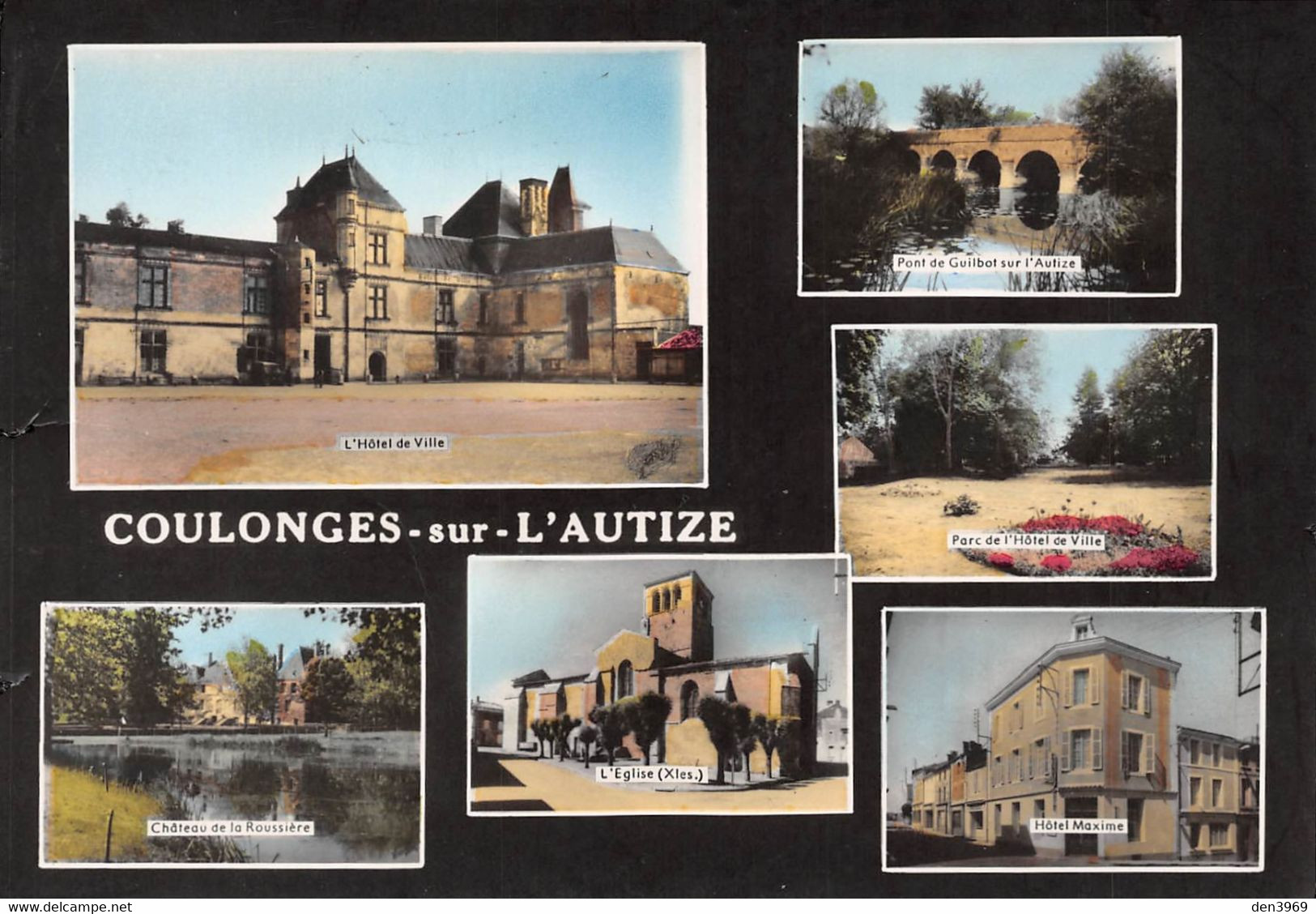 COULONGES-sur-l'AUTIZE - Hôtel De Ville - Château De La Roussière - Eglise - Pont De Guilbot - Hôtel Maxime - Coulonges-sur-l'Autize