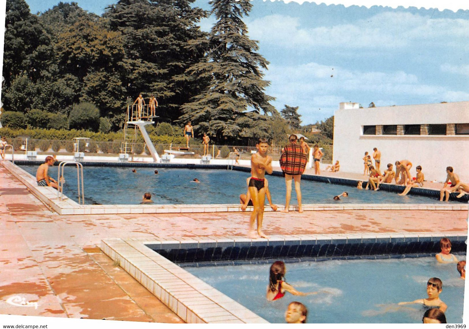 COULONGES-sur-l'AUTIZE - La Piscine - Travaux Exécutés Par L'Entreprise Bonnet - Tirage D'éditeur - Coulonges-sur-l'Autize