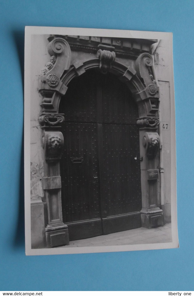 DEUR / POORT > Everdijstraat 47 > ANTWERPEN ( Form. 12,5 X 9 Cm.) > Zie 2de Foto Beschrijving ! - Objects