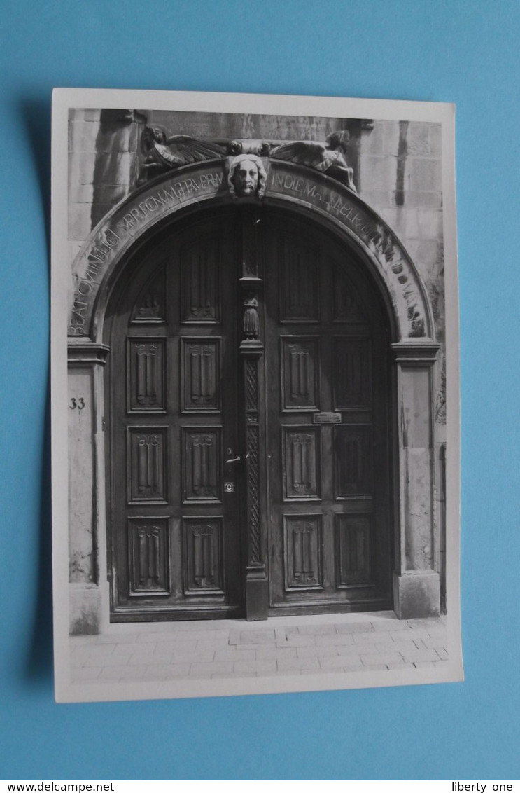 DEUR / POORT > Lange Gasthuisstraat 33 Maagdenhuis > ANTWERPEN ( Form. 12,5 X 9 Cm.) > Zie 2de Foto Beschrijving ! - Objects