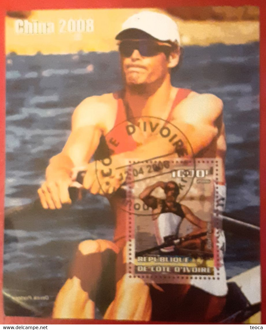 D' IVOIRE Sports Canoe, Olaf Ttufte ,  2006  Olympic Games,voire Bf Used , Used - Africa (Varia)