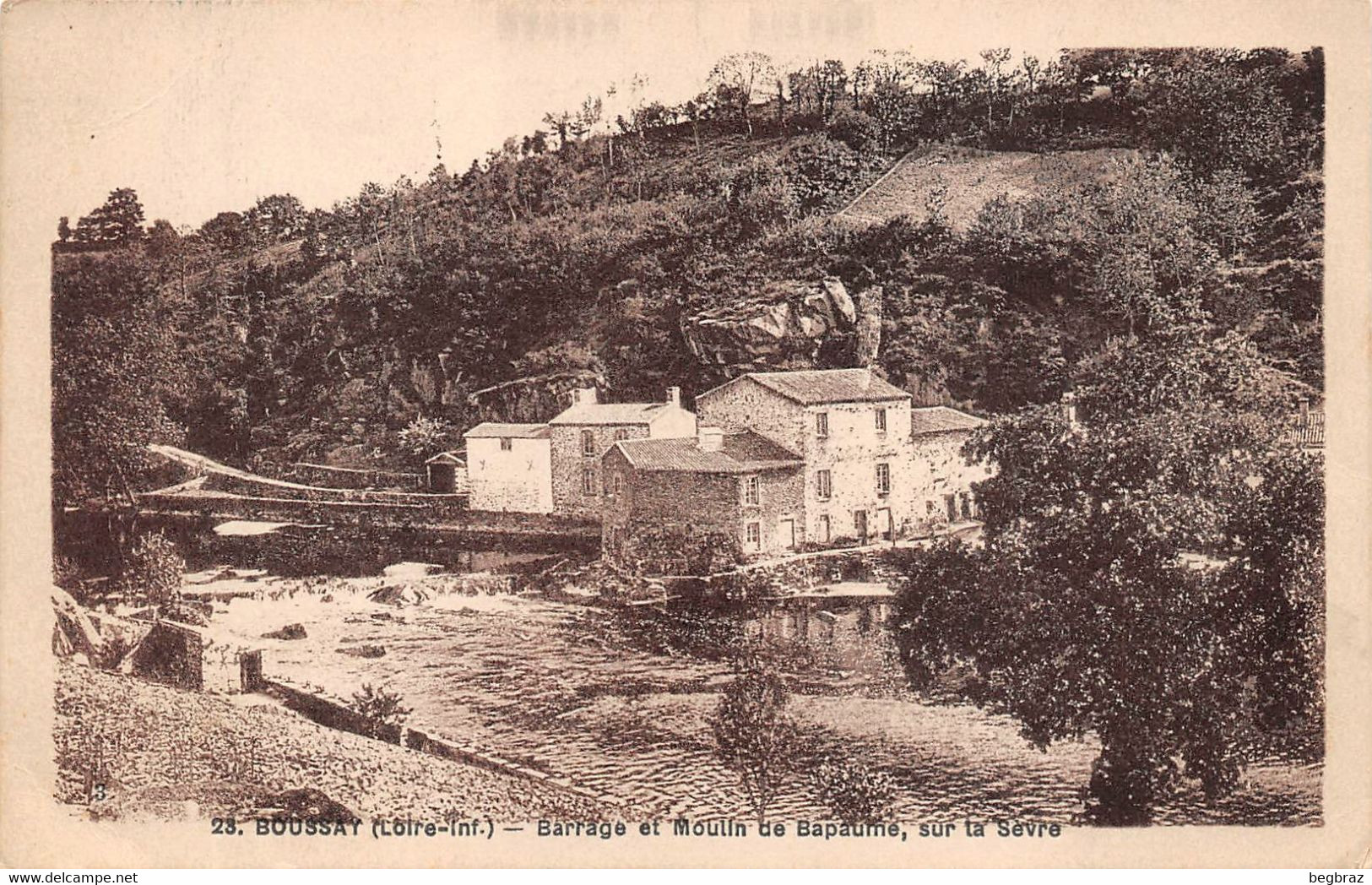 BOUSSAY    BARRAGE ET MOULIN DE BAPAUME - Boussay