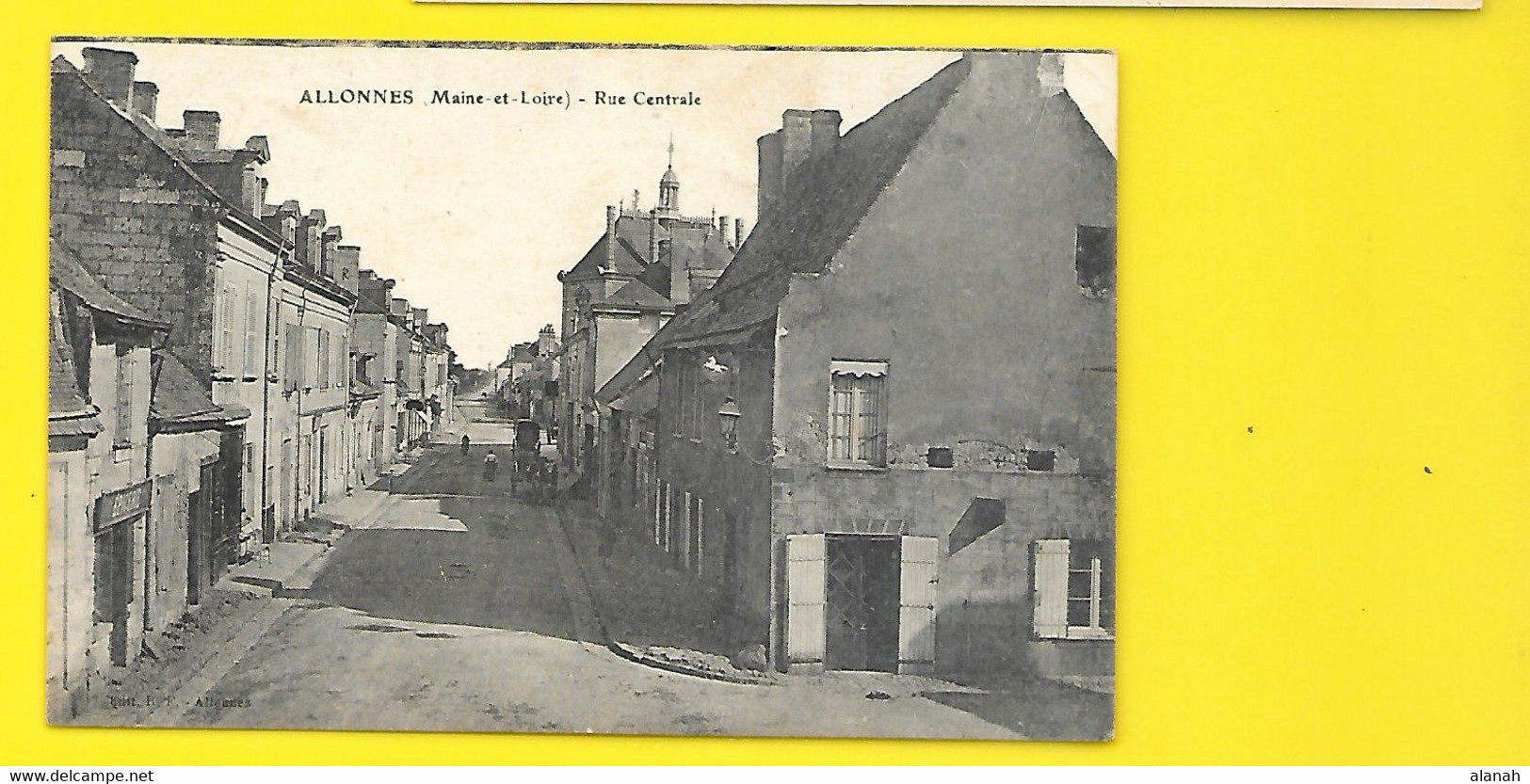 ALLONNES Rue Centrale (RF) Maine Et Loire (49) - Allonnes