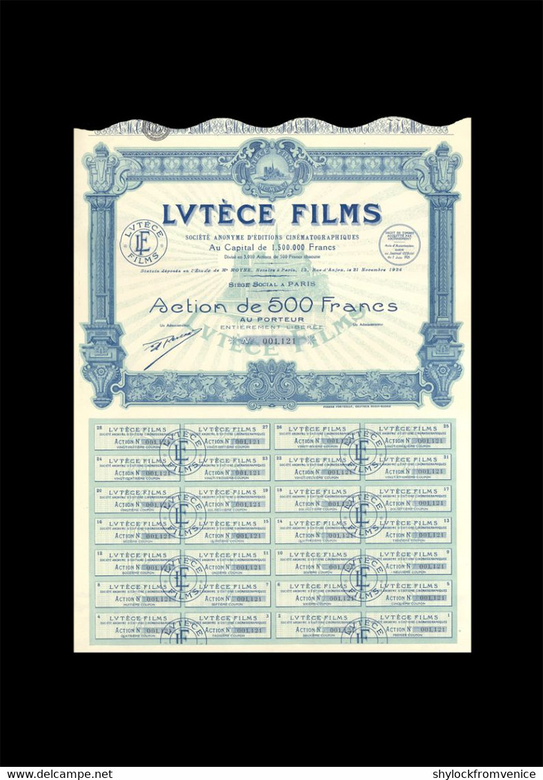 Lot 10 Stück - Lutèce Films - Action 500 Francs - 1925 - EF - Cinéma & Théatre