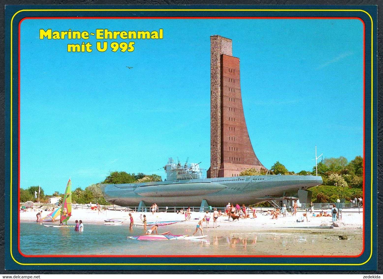 E0721 - TOP Laboe Marine Denkmal Mit Uboot - U 995 - Schöning - Laboe