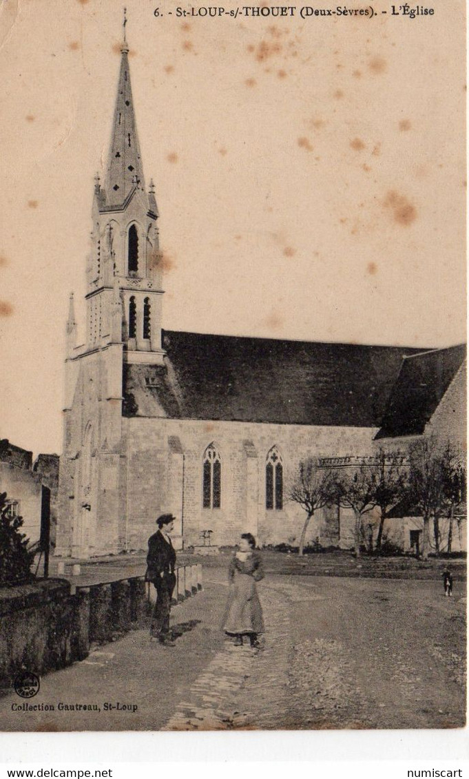 Saint-Loup-sur-Thouet Saint-Loup-Lamairé Animée L'Eglise - Saint Loup Lamaire