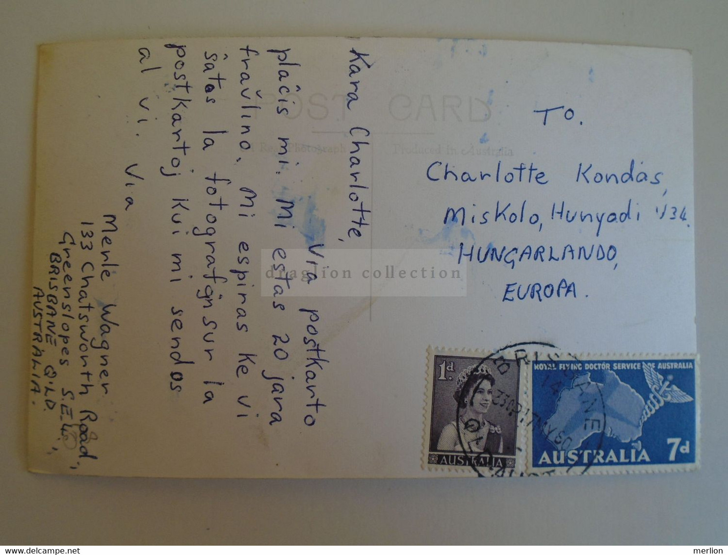 D173636 Australia BRISBANE  QLD  - PU  1960 -esperanto  Correspondence - Brisbane