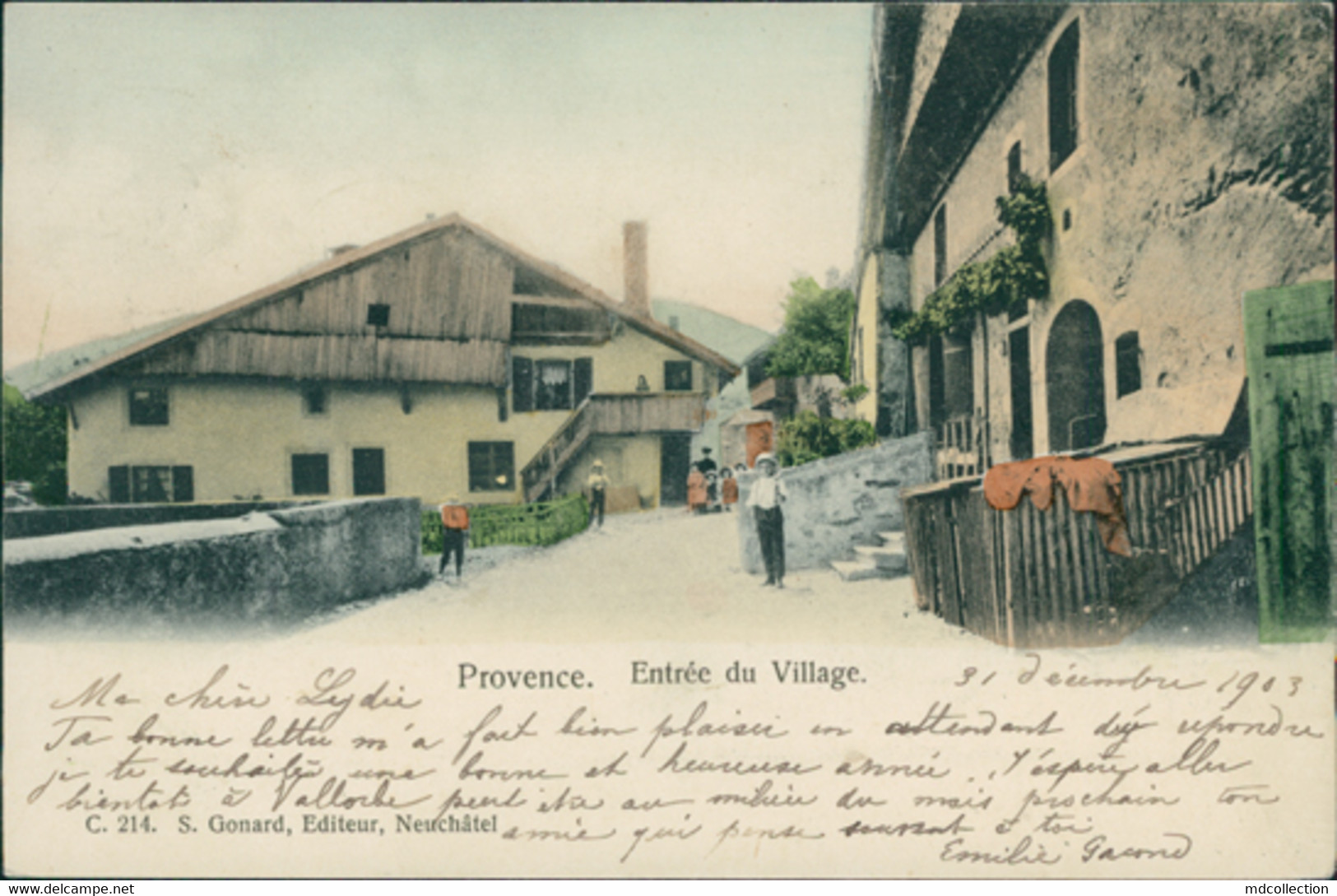 CH PROVENCE / Entree Du Village / CARTE COLORISEE - Provence